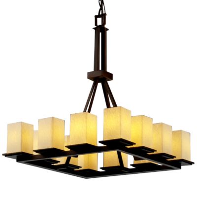 Fusion Montana 12-Light Chandelier by Justice Design Group - Starlight Lighting USA and Canada